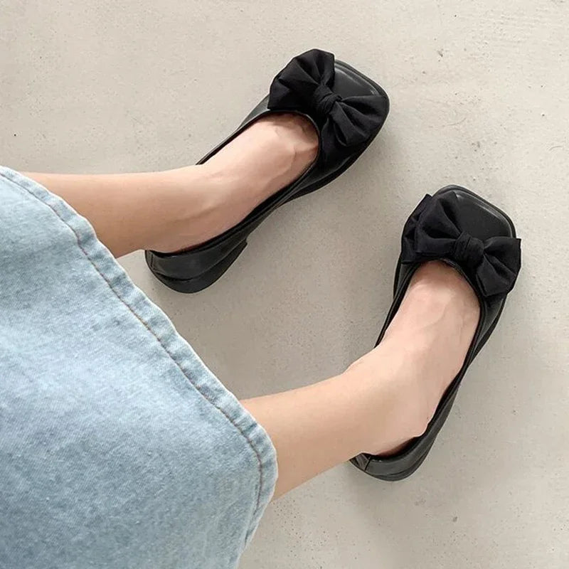 Women's Mary Jane Pumps – Square Toe Lolita Butterfly Heels Mary Jane Pumps Axl