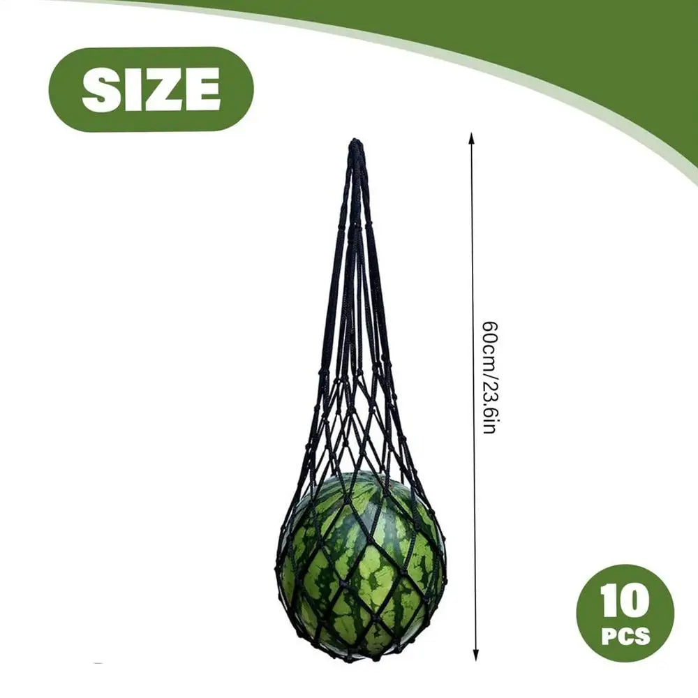 Watermelon Hammock Trellis Sling – 10-Piece Fruit Support Net Fruit Support Sling Axl 10pcs