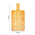 Bamboo Cutting Board with Handle – Large Wooden Serving Board Bamboo Cutting Board Axl S-27x15x1.4cm
