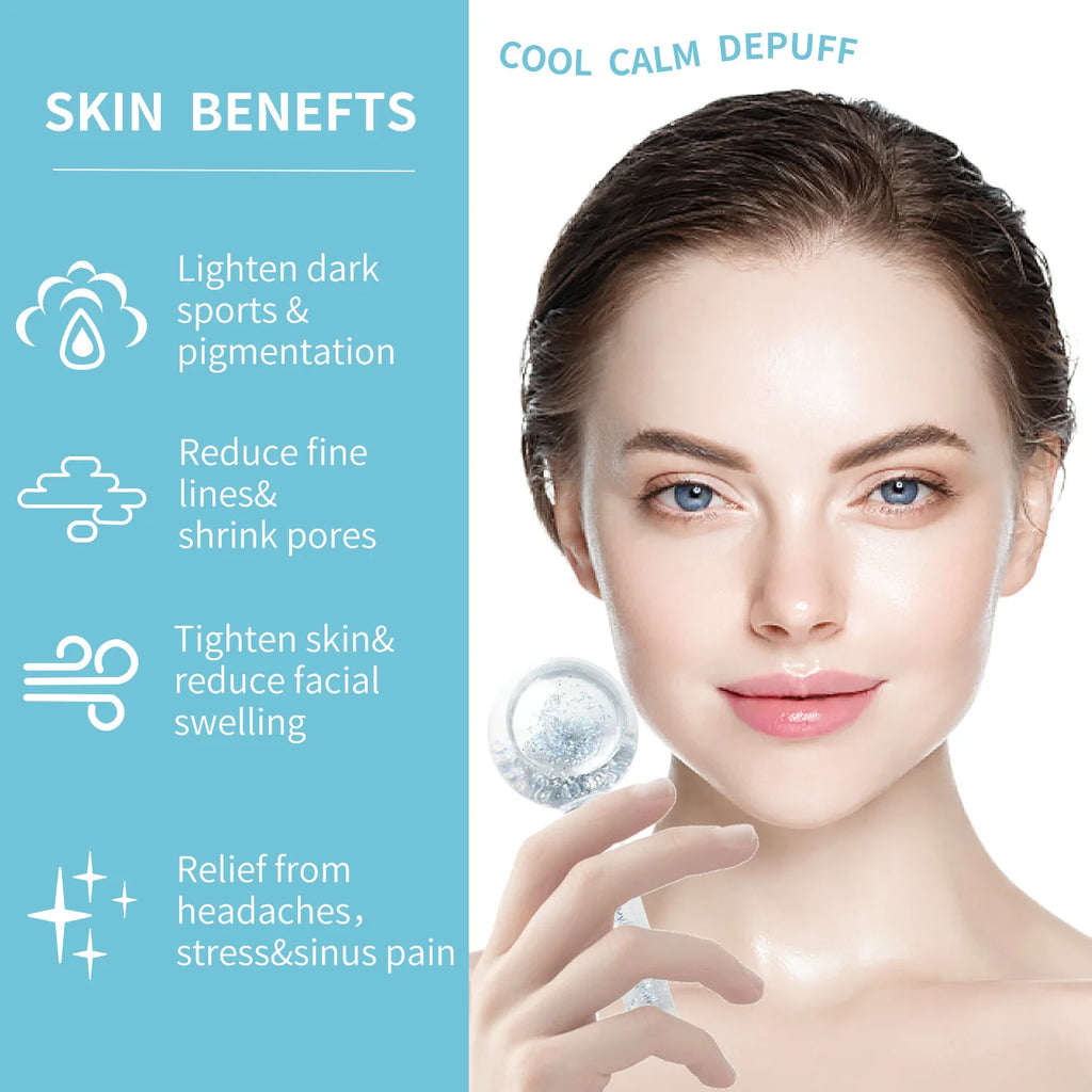 Ice Glass Massage Ball – Facial Cooling Beauty Tool | PLYS Facial Massage Tool Axl