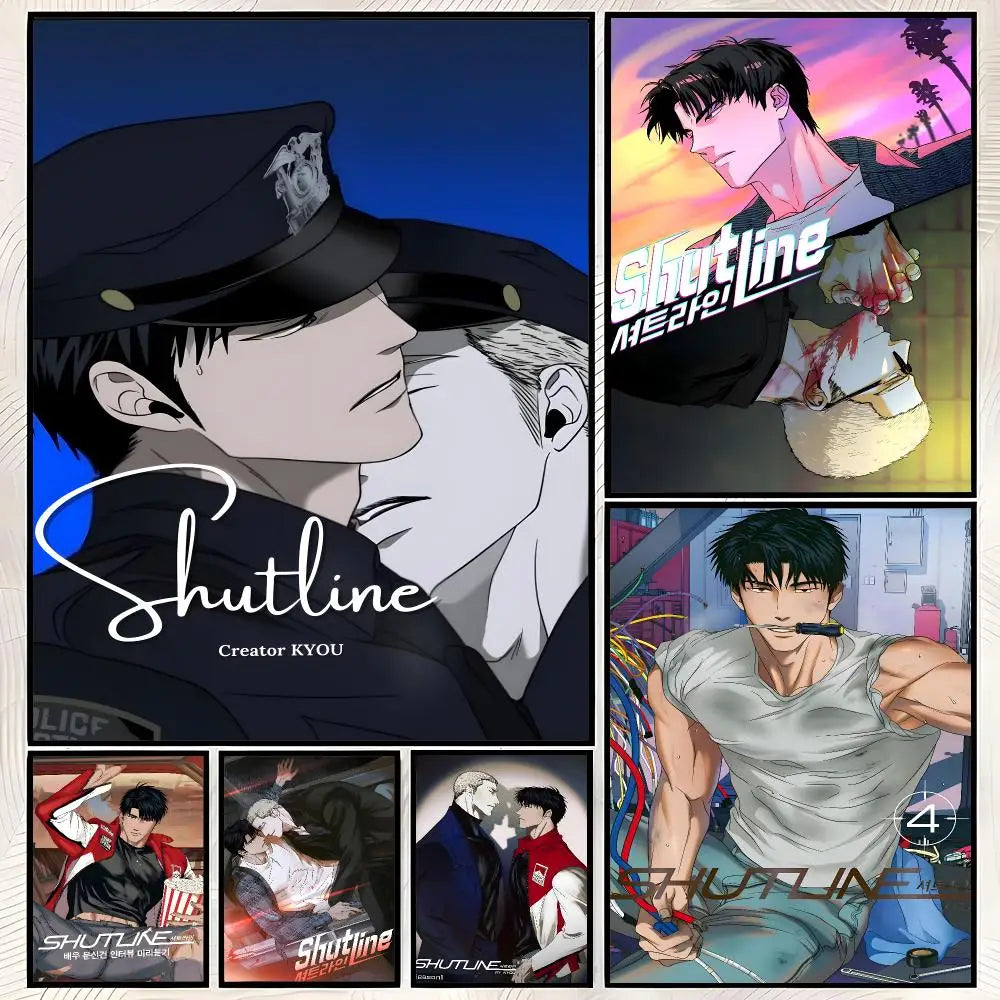 Game Shutline HD Self-Stick Wall Art Poster | Waterproof Decor Wall Art Poster Axl
