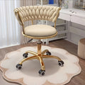 Swivel Vanity Stool – Adjustable Height Dressing Chair Vanity Stool Axl Beige