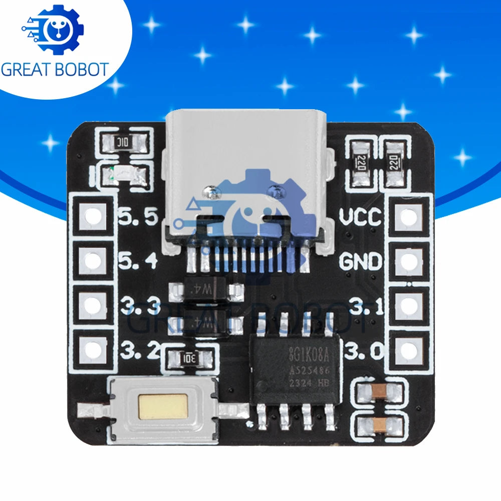 STC8G1K08A 51 MCU Core Board – 8-Pin ADC Development Module MCU Development Board Axl Default Title