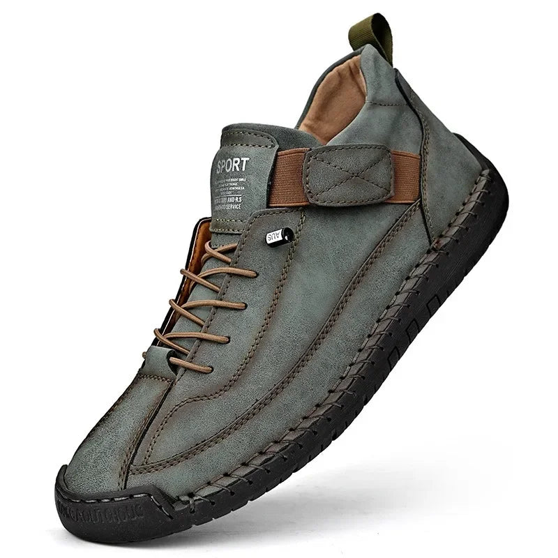 Women's Retro Lace-Up Ankle Boots – Anti-Slip & Waterproof Women's Ankle Boots Axl army green 43