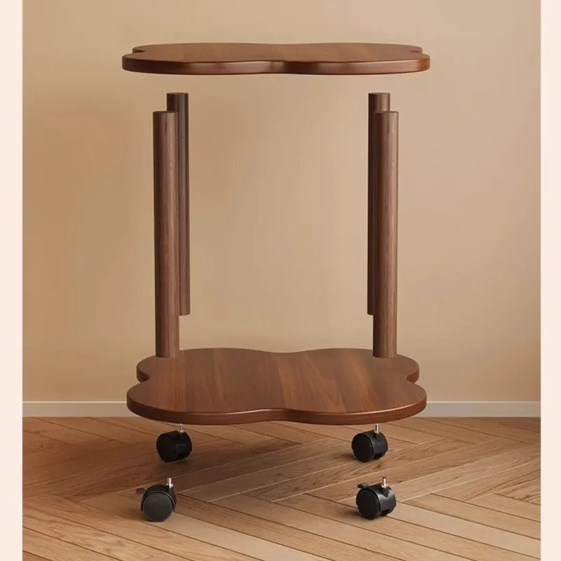 Round Wooden Side Table – Minimalist Coffee & Bedside Table Wooden Side Table Axl