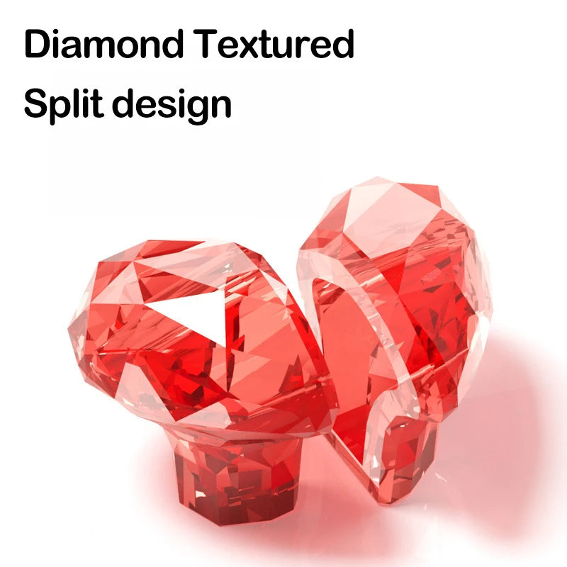 Heart Shaped Toilet Flush Button Helper – Acrylic Press Cap Toilet Button Cap Axl