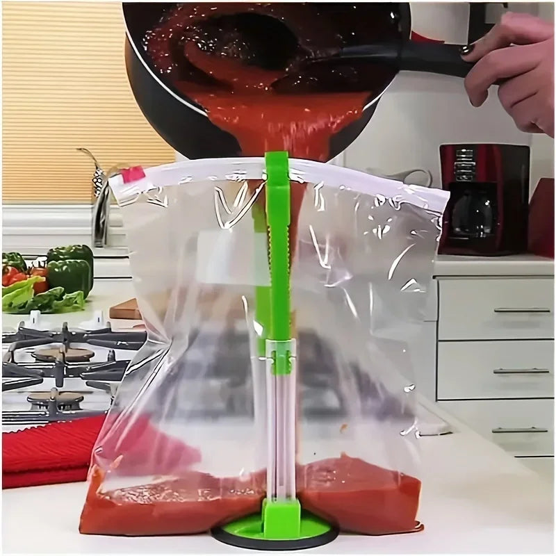 Plastic Bag Holder & Food Storage Bag Clip | Kitchen Gadget Food Storage Clip Axl