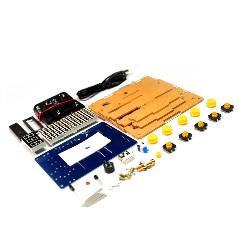 DIY Pixel Game Machine Kit – 51 Microcontroller Soldering Kit DIY Electronics Kit Axl