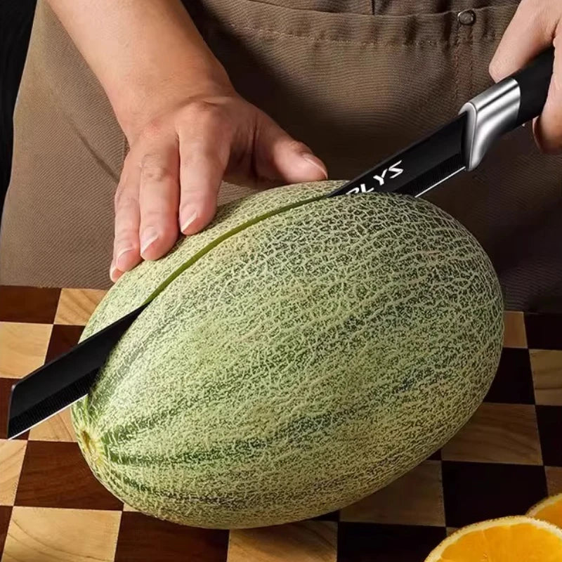 Stainless Steel Watermelon & Fruit Knife – Extended Melon Slicer Fruit Knife Axl