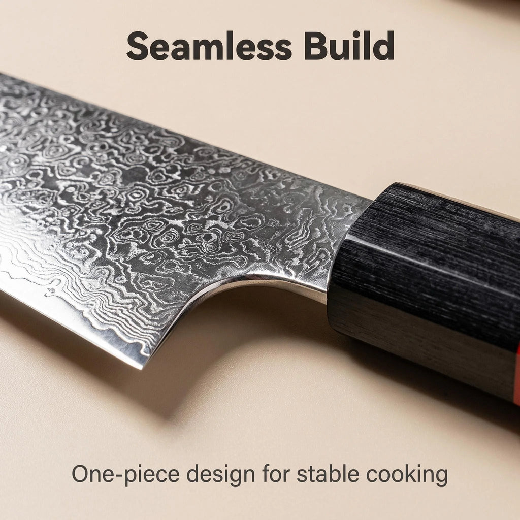 8" Damascus Steel Chef Knife – 67-Layer VG10 G10 Handle Damascus Chef Knife Axl