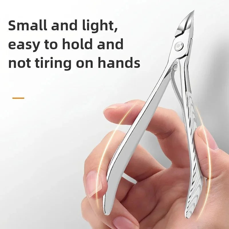 Stainless Steel Toenail Clippers – Slanted Tip for Thick Nails Nail Clippers Axl