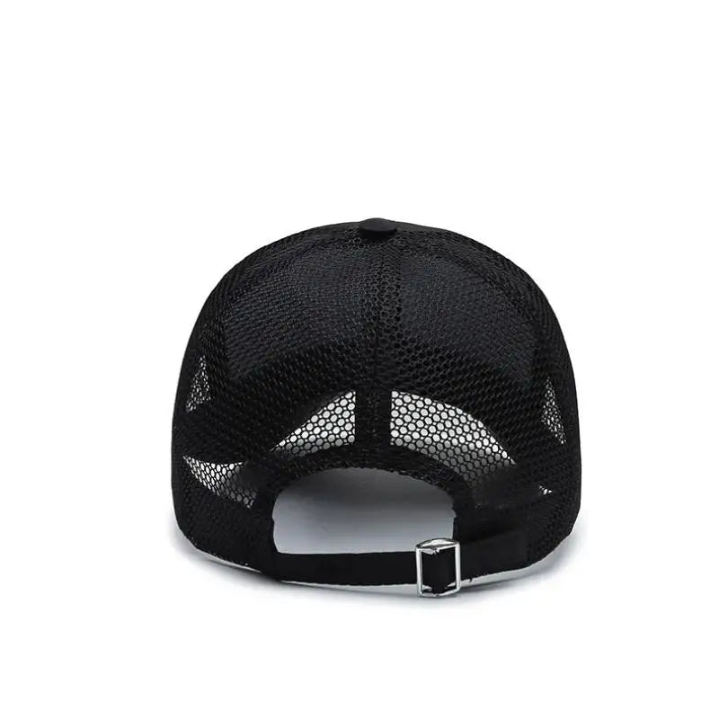 Men's Mesh Trucker Hat – Breathable Long Brim Baseball Cap Mesh Trucker Hat Axl