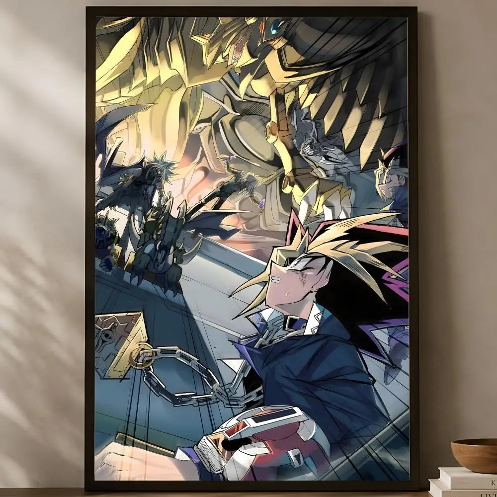 Yu-Gi-Oh Self-Stick HD PVC Wall Poster – Waterproof Home Decor Wall Art Poster Axl