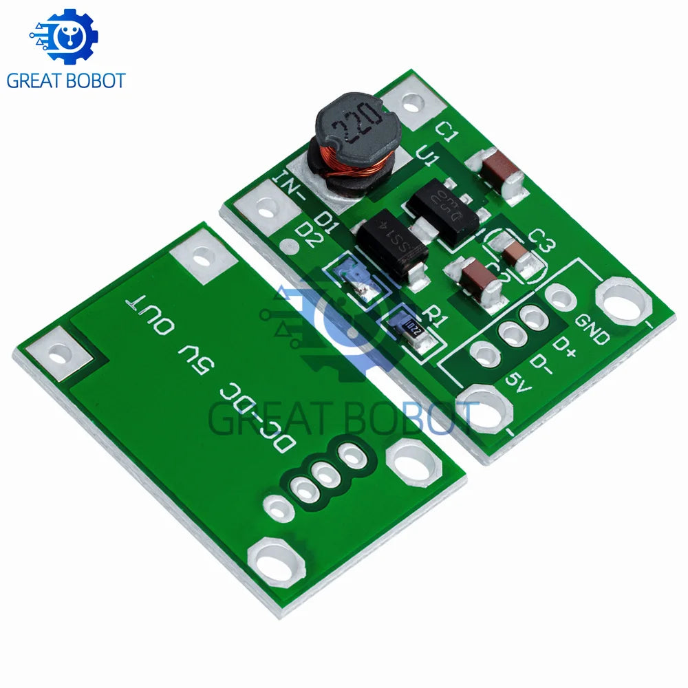 600mA DC-DC Mini Step-Up Boost Module | 1-5V to 5V Boost Power Module Axl
