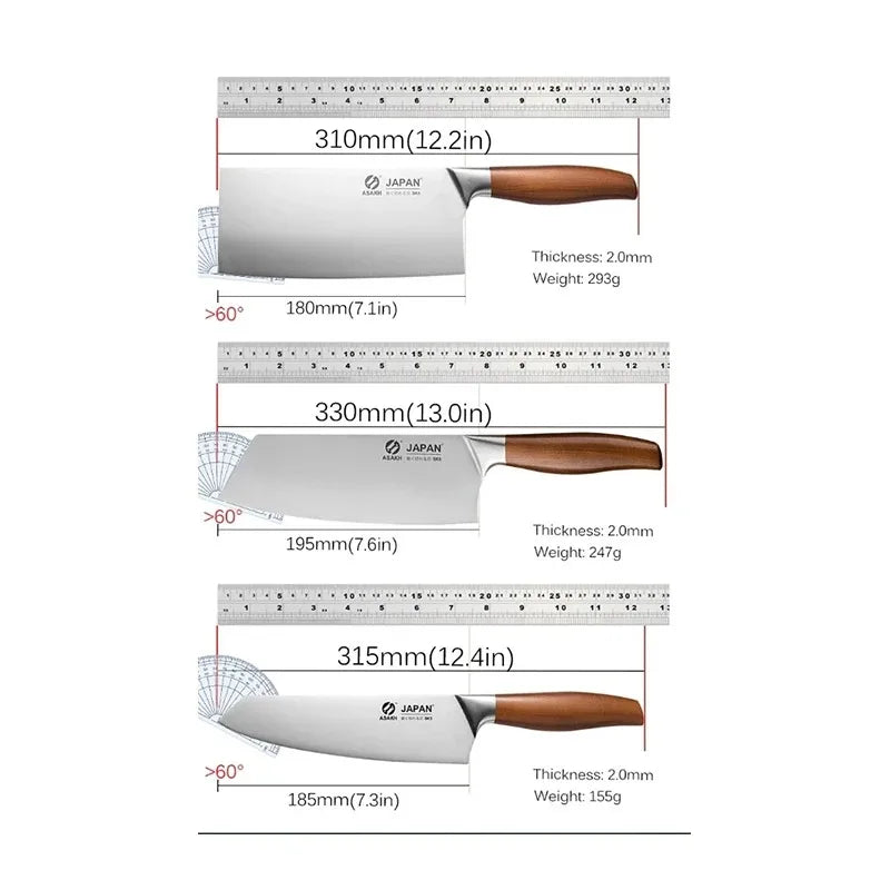 5Cr15 Stainless Steel Japanese Chef Knife with Gift Box Kitchen Knife Set Axl