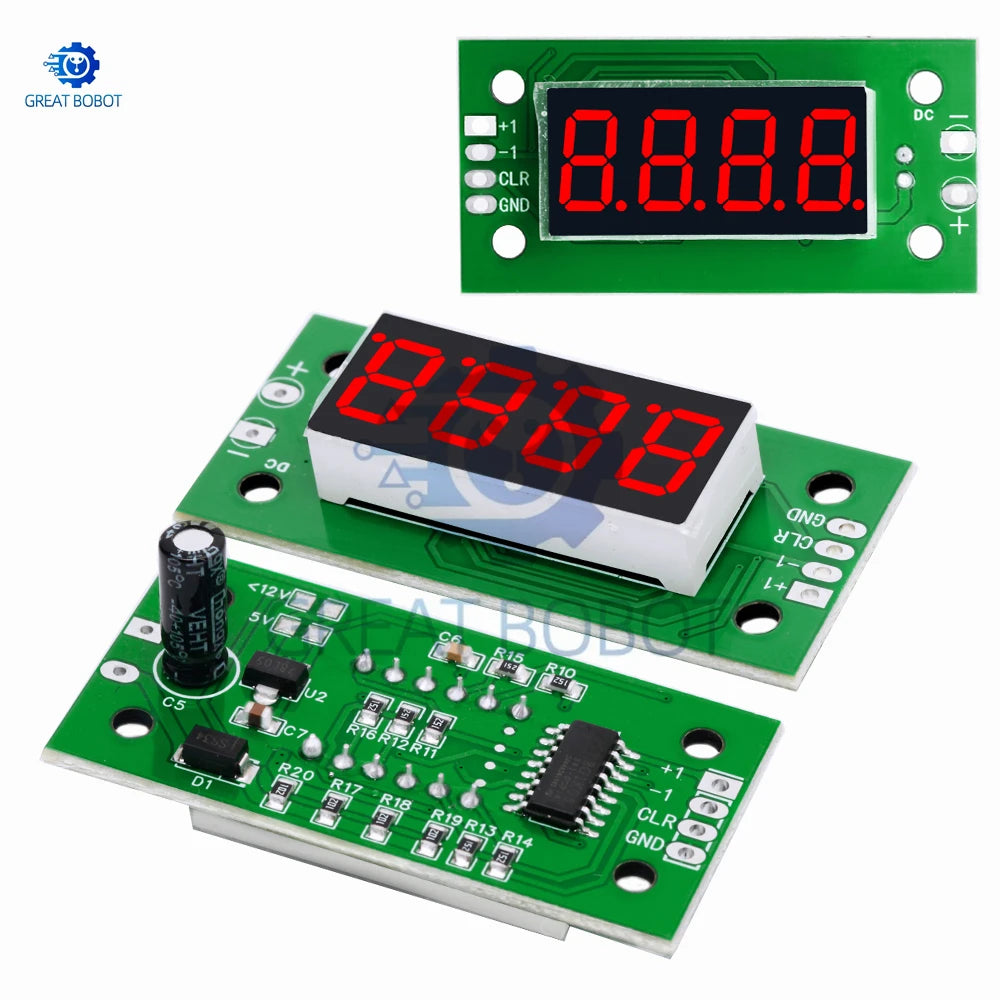 DC 4-25V Digital Counter Module – 0-9999 LED Display Digital Counter Module Axl