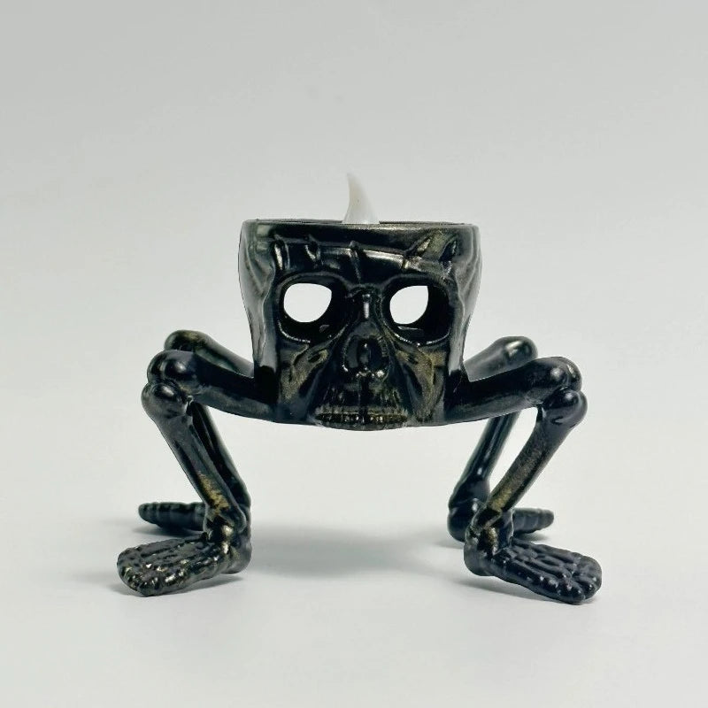 Modern Skull Night Light Figurine – Desktop Decor Ornament Decorative Night Light Axl