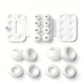 Silicone Replacement Ear Tips for AirPods Pro – 4–12 Pairs Earbud Ear Tips Axl HK007