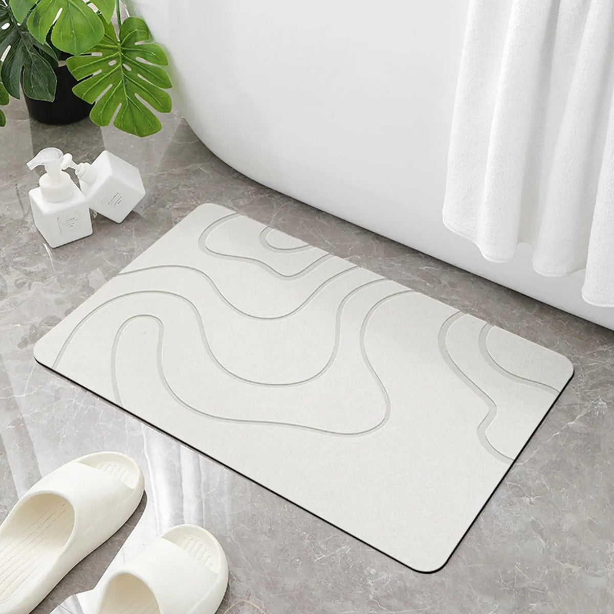 Quick-Dry Non-Slip Bath Mat – Absorbent Shower & Door Rug Bath Mat Axl