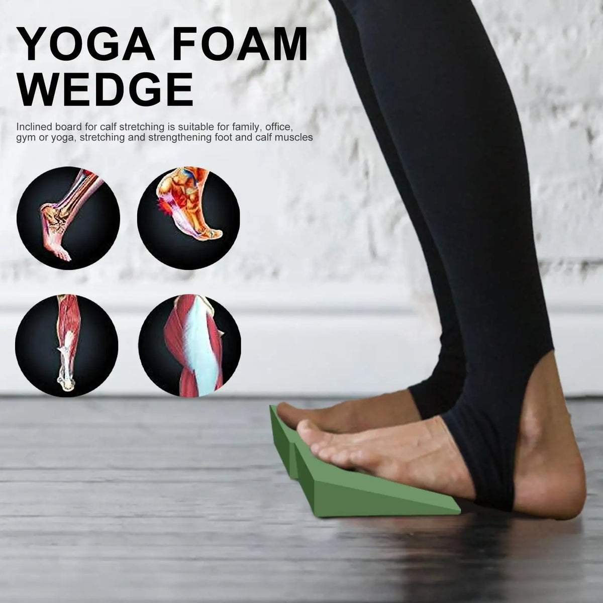 EVA Foam Yoga Wedge Blocks – Squat Slant Board Pair Yoga Wedge Block Axl