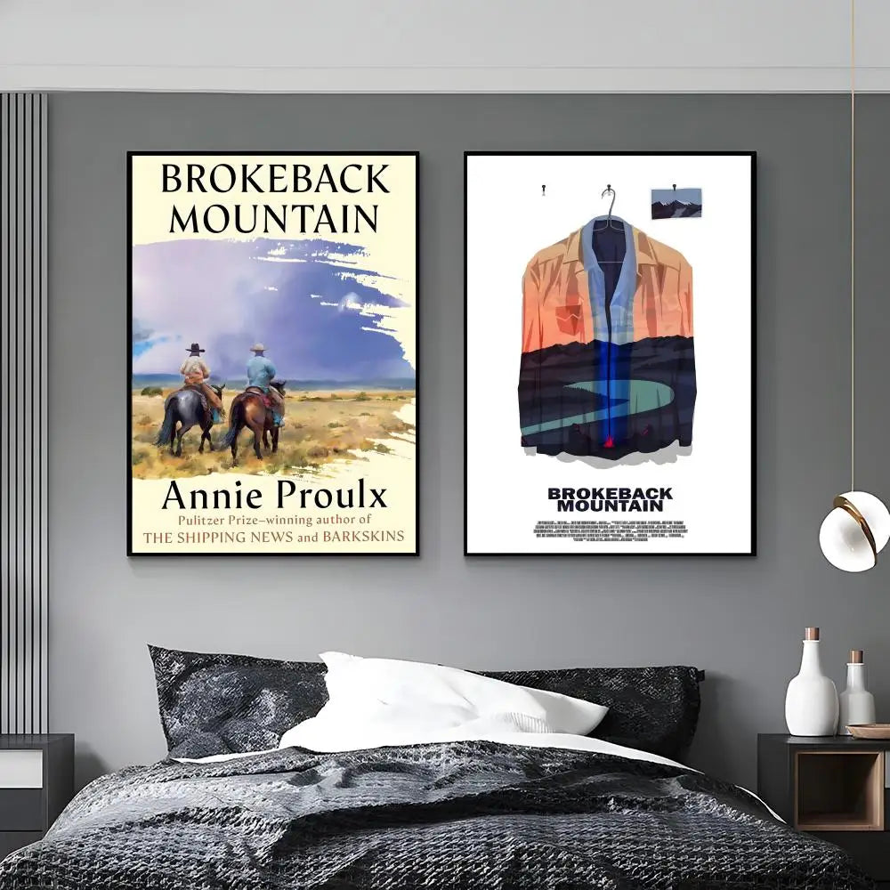 Brokeback Mountain Movie Poster – HD Waterproof Wall Art Movie Wall Poster Axl