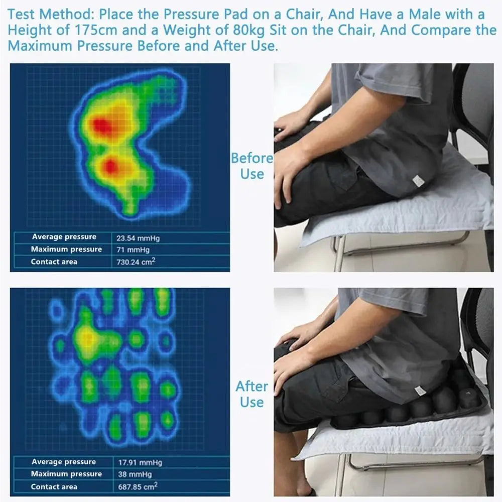 3D Inflatable Seat Cushion – Portable Travel & Office Chair Inflatable Seat Cushion Axl