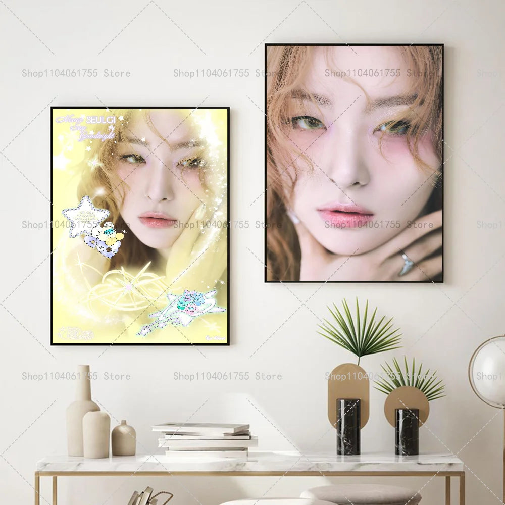 Seulgi Cosmic Album Wall Poster – Self-Adhesive Waterproof Sticker Wall Art Poster Axl