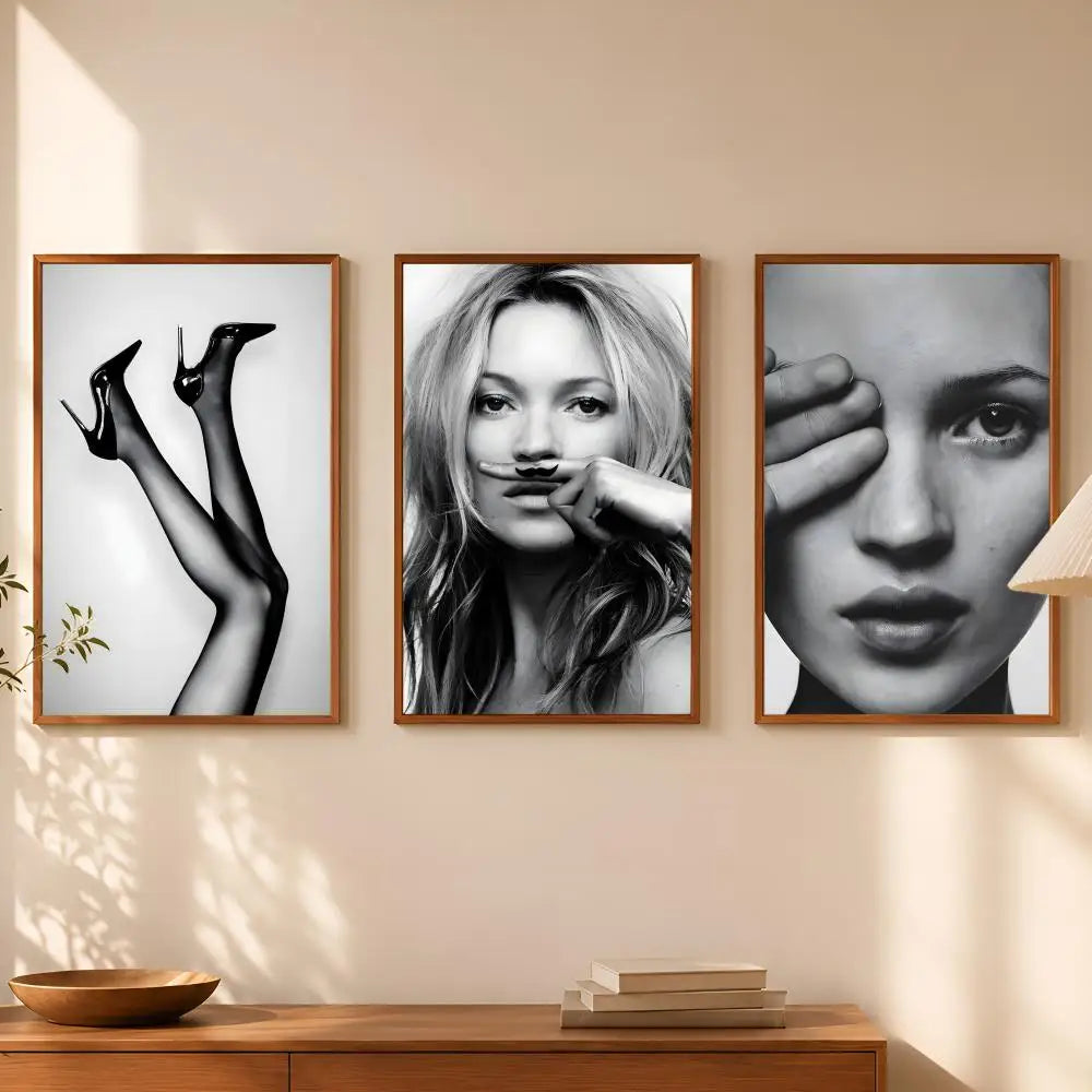 Kate Moss HD PVC Self-Stick Wall Art Poster – Waterproof Decor Wall Art Poster Axl