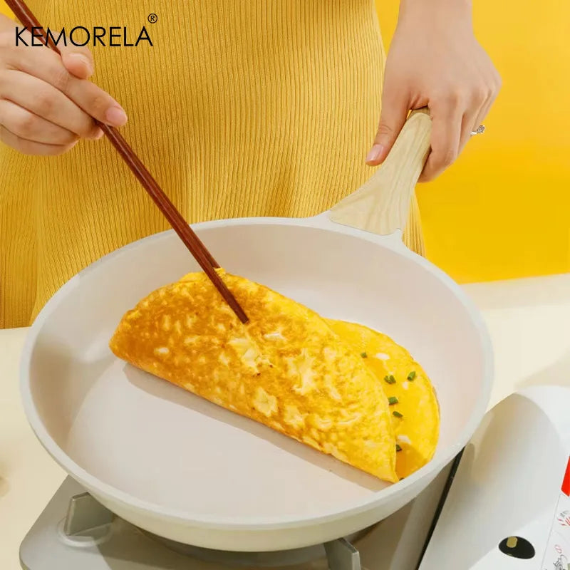 KEMORELA Non-Stick Ceramic Frying Pan – Gas & Induction Wok Ceramic Frying Pan Axl