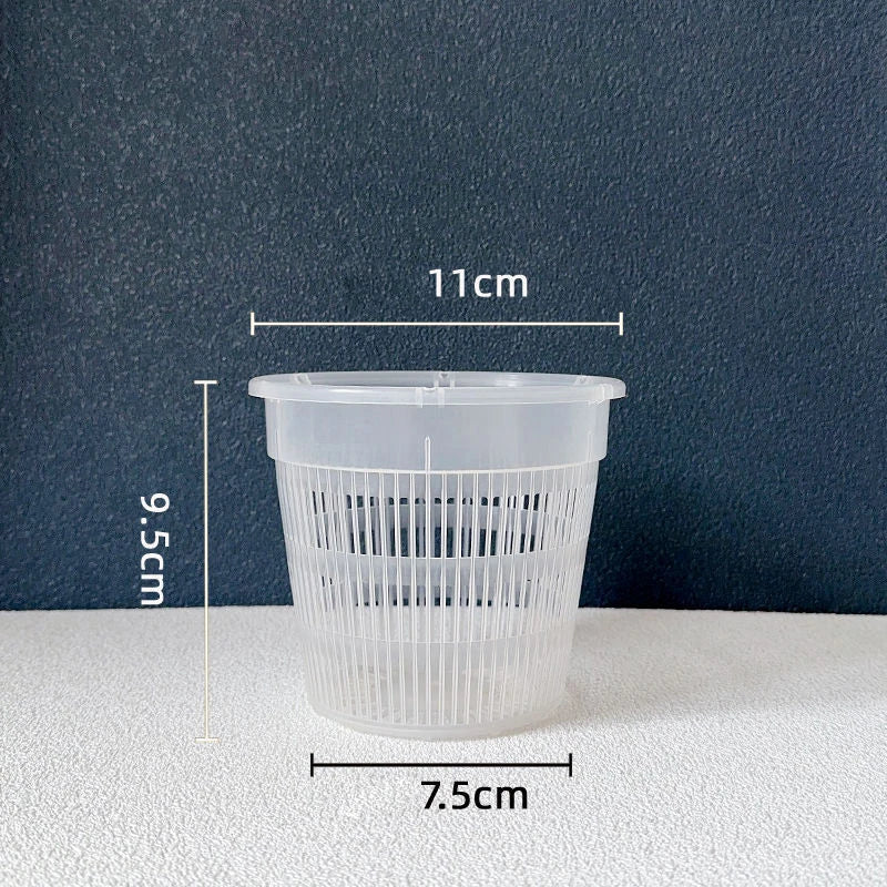 Transparent Mesh Orchid Pot 11/14cm | Breathable Plastic Flower Pot Mesh Orchid Pot Axl 11cm