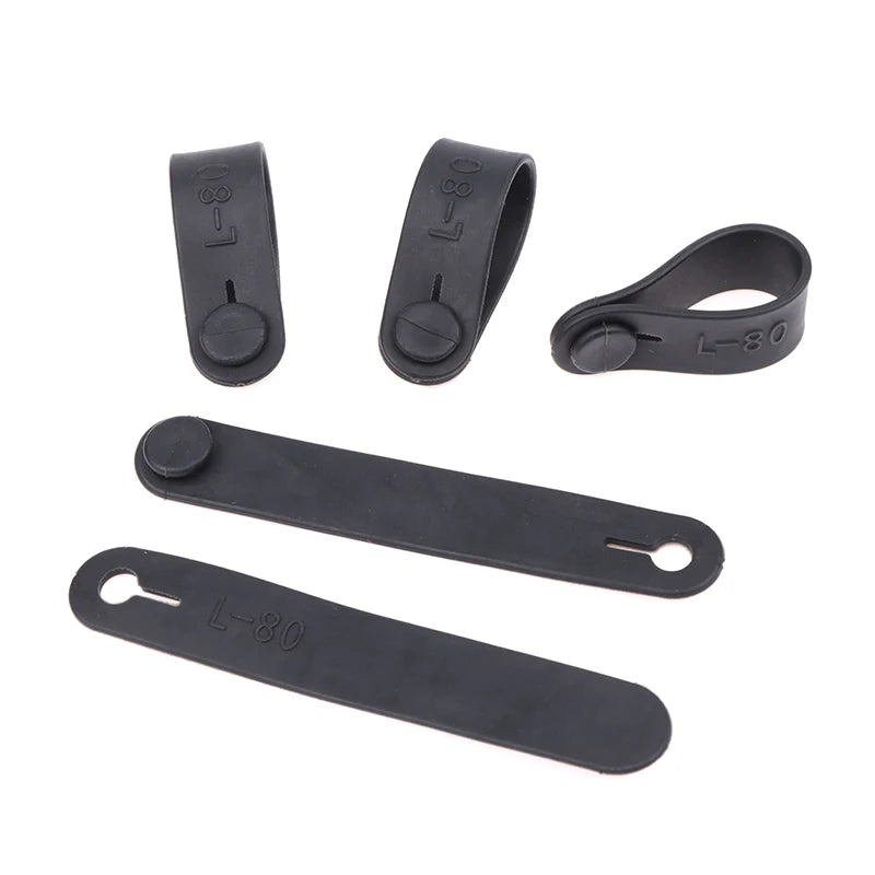 10-Pack Motorcycle Rubber Cable Tie Clips – Wiring Harness Holder Motorcycle Cable Clips Axl