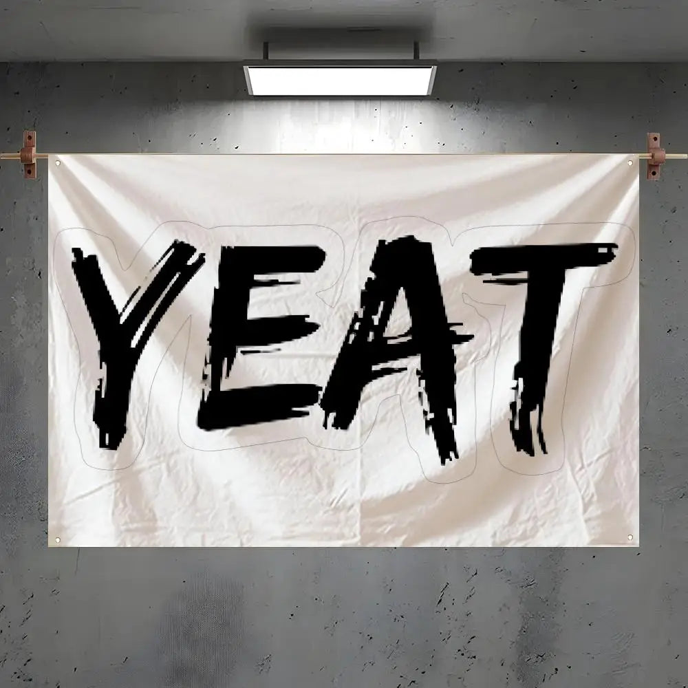 Yeat Rapper Flag – Bedroom Wall Banner & Concert Backdrop Wall Art Flag Axl White5 100x150cm