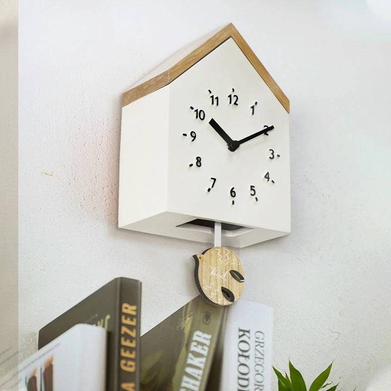 Nordic Silent Wall Clock – Modern Resin Pendulum Home Decor Silent Wall Clock Axl