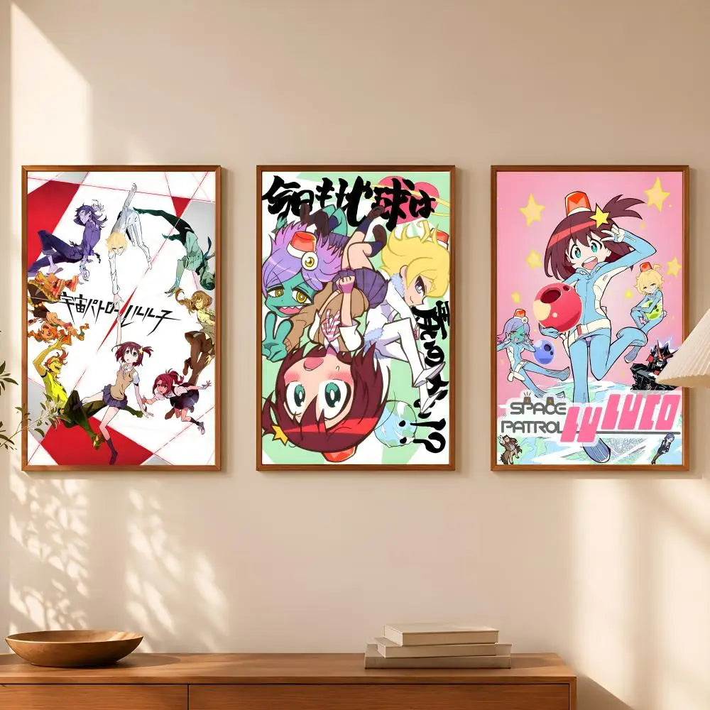 Space Patrol Luluco Anime Wall Poster – Self-Stick HD Decor Anime Wall Poster Axl