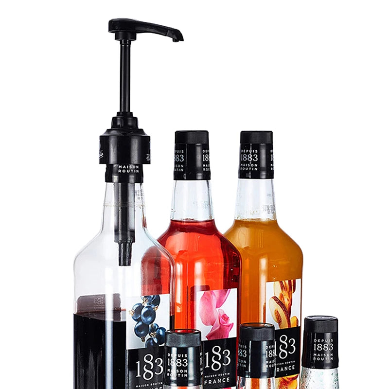 10ml Syrup Pump Dispenser for Coffee, Juice & Bottles – Black Syrup Pump Dispenser Axl