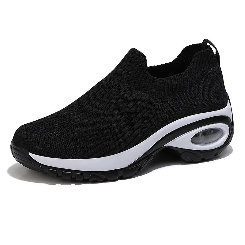 Women's Wedge Platform Sneakers – Breathable Casual Sport Shoes Platform Sneakers Axl