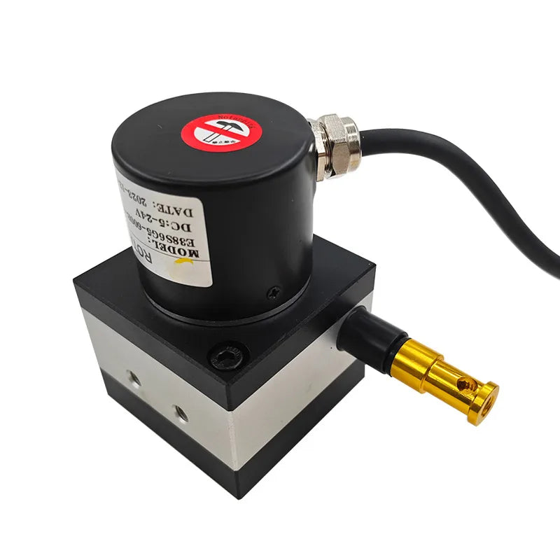 E38S Rope Pull Encoder 5-24V NPN 600/1000PPR Distance Sensor Rope Pull Encoder Axl