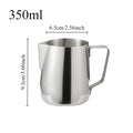 Latte Art Milk Frothing Pitcher 100/350/600ml – Stainless Steel Milk Frothing Pitcher Axl 350ml