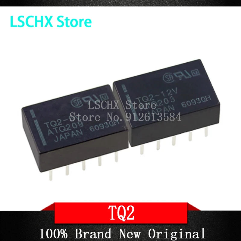 TQ2SA-L2 Signal Relay 3V 5V 12V 24VDC 10-Pin PCB Mount PCB Signal Relay Axl