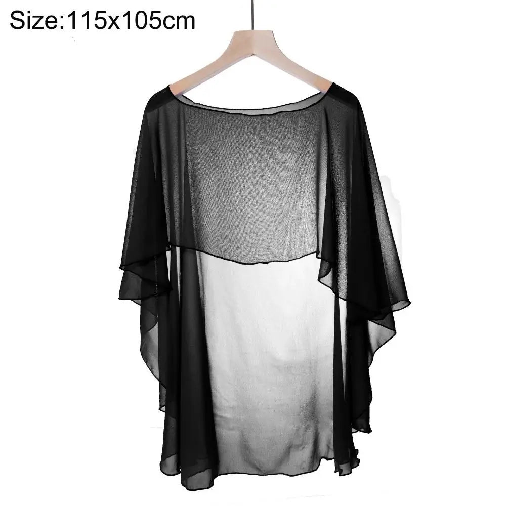 Women's Knit Shawl Wrap – Lightweight Wedding & Evening Cover Up Shawl Wrap Axl