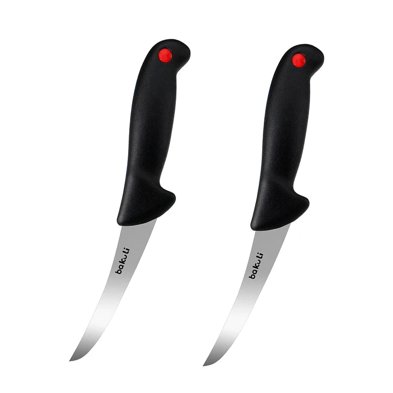 PLYS Carbon Steel Chef Boning Knife – Meat Cleaver Kitchen Chef Knife Axl 2pcs