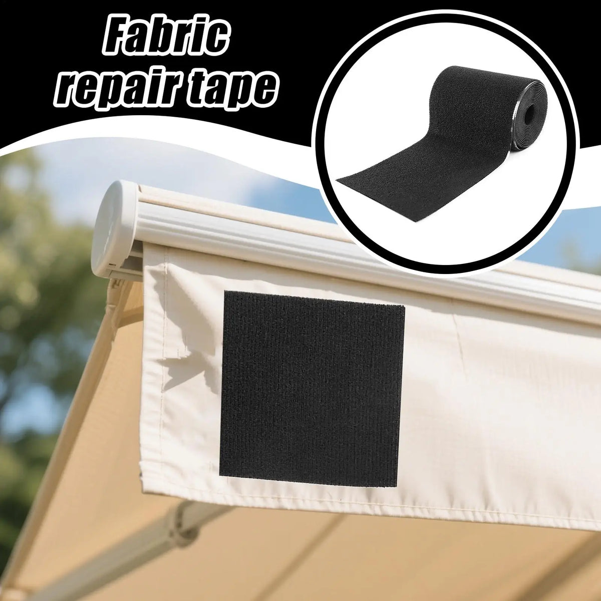 Self-Adhesive Fabric Repair Tape – Canvas, Clothing & Outdoor Fabric Repair Tape Axl