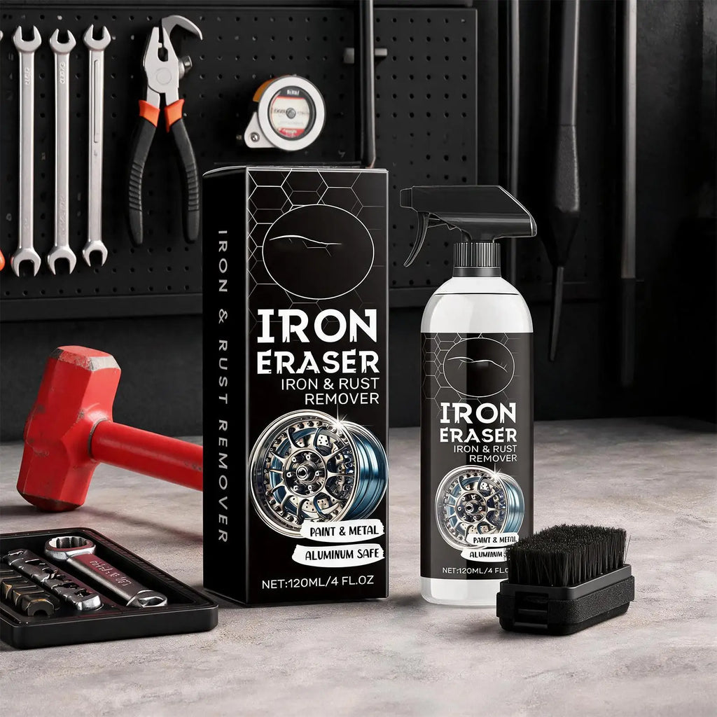 120ml Car Wheel Iron Remover Spray – Alloy Rims & Brakes Wheel Iron Remover Axl