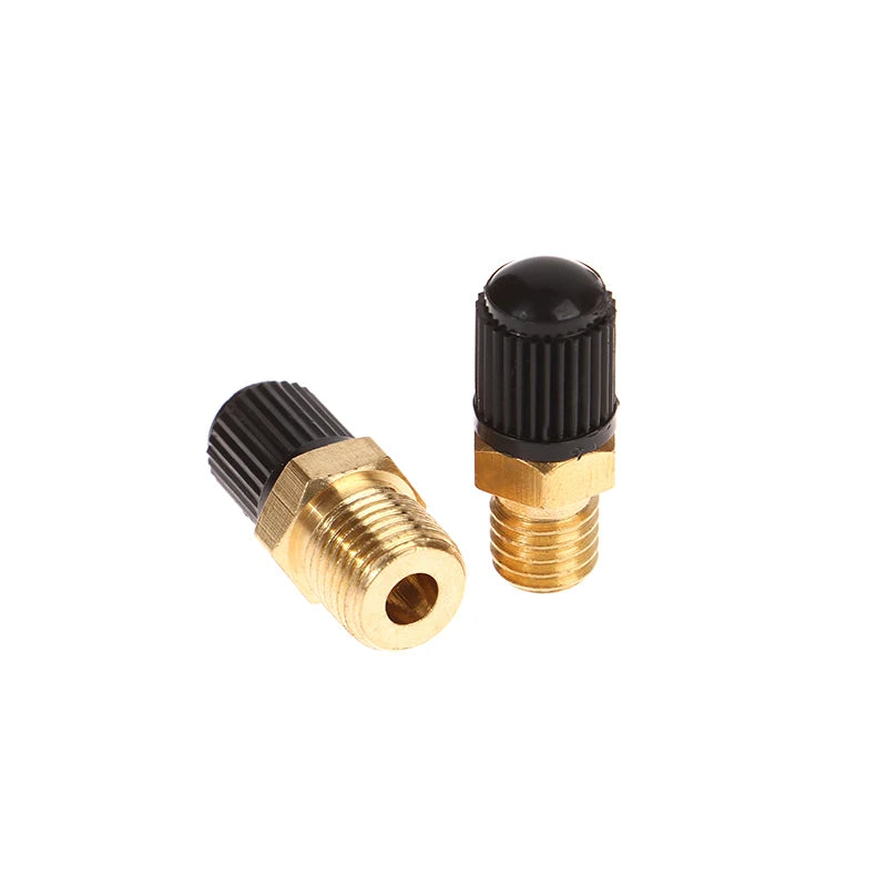 Hexagonal Brass Tank Fill Valve M8/M10 Threaded Valve Core Air Tank Valve Axl