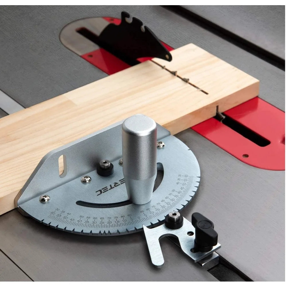 Miter Gauge Table Saw Fence Angle Ruler | Silver or Gold Handle Miter Gauge Axl