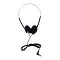 Vintage Retro Over-Ear Wired Headphones 3.5mm – 80s 90s Wired Headphones Axl Black