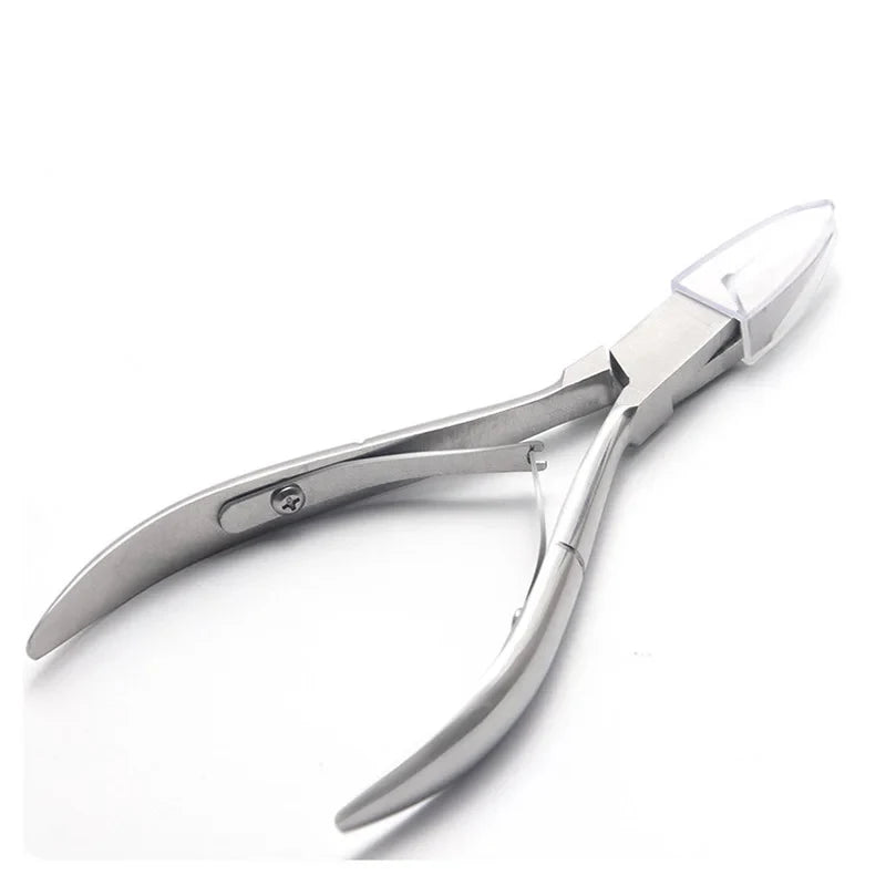 Stainless Steel Nail Nipper – Cuticle & Toenail Clipper Nail Nipper Tool Axl silver