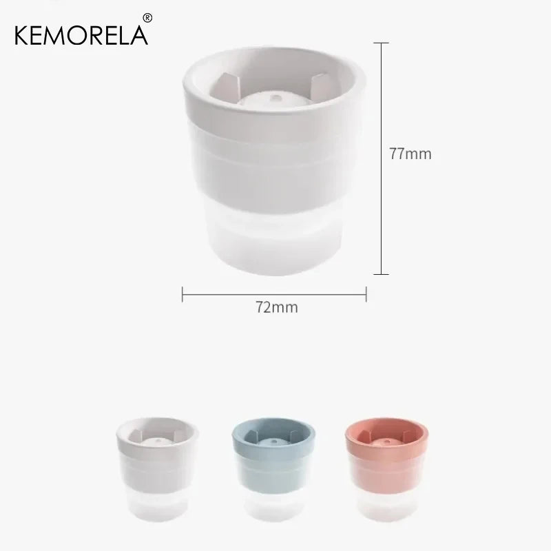 Silicone Ice Ball Mold – Large Round Ice Cube Tray | KEMORELA Ice Ball Mold Axl