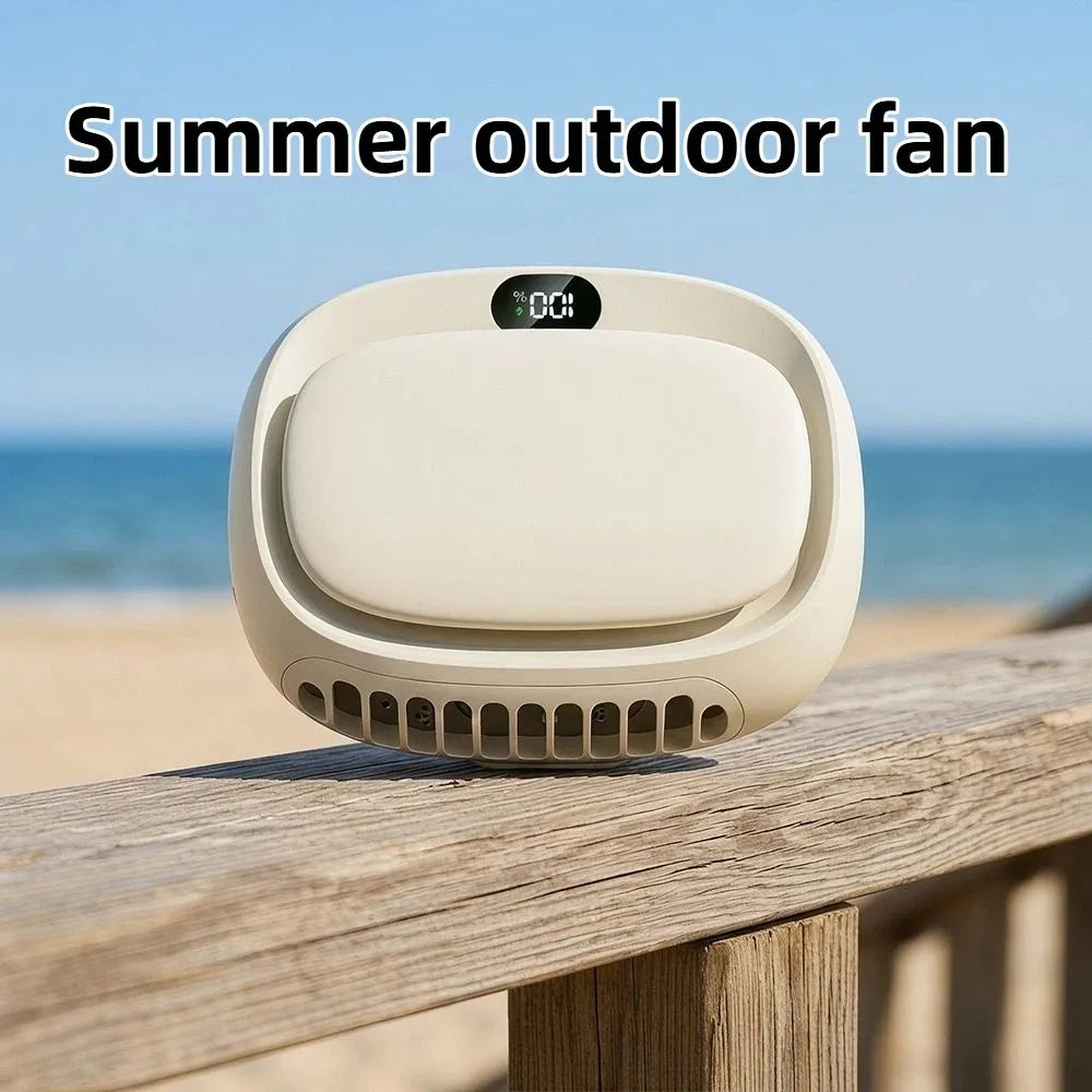 5-Speed Rechargeable Neck Fan – Wearable Portable Fan with Display Wearable Neck Fan Axl