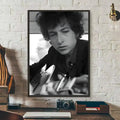 Bob Dylan Poster Removable Wall Sticker – HD Art Decal Wall Art Decal Axl Black12 30X40cmNoframe